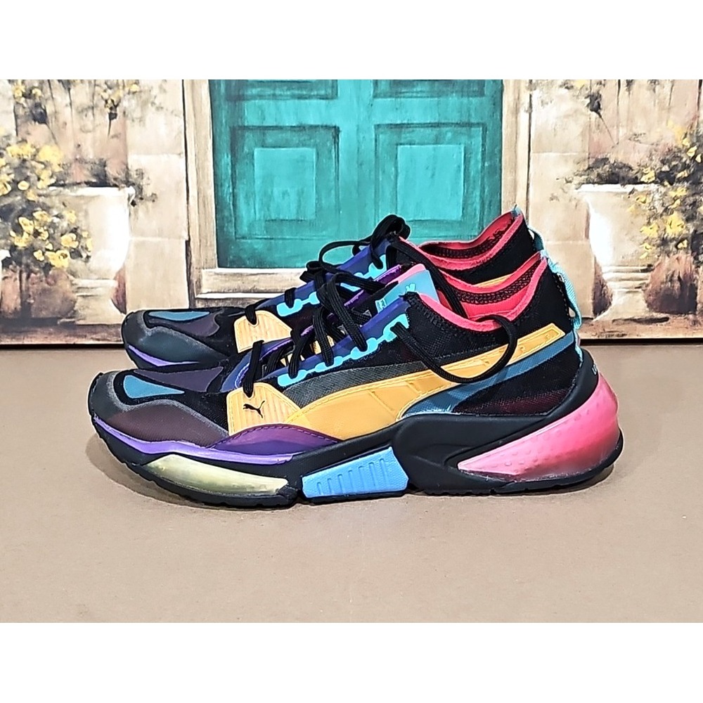 Puma LQDCELL Optic Sheer Mens Sneakers Size 7.5 Multi-Color Mesh & Synthetic